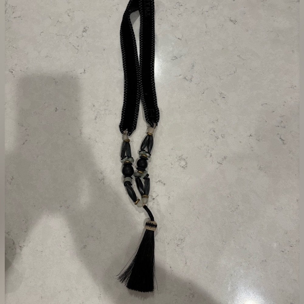 Twine and twig long necklace